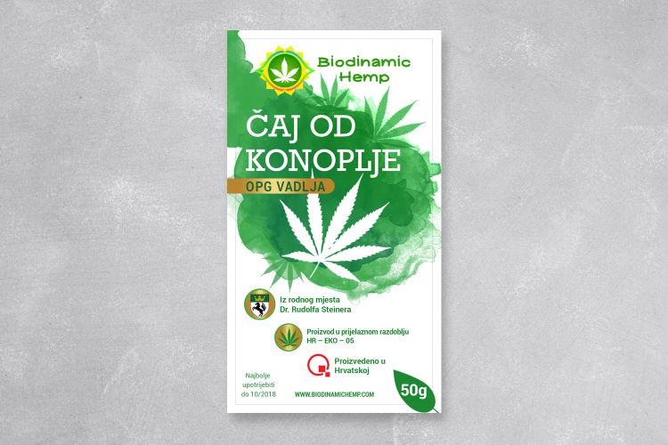 CANNABIS TEA STICKER